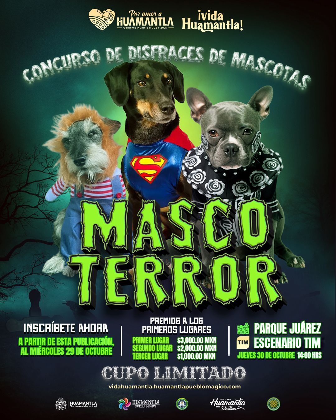 Convocatoria abierta al concurso de disfraces 'Masco-Terror' en Huamantla